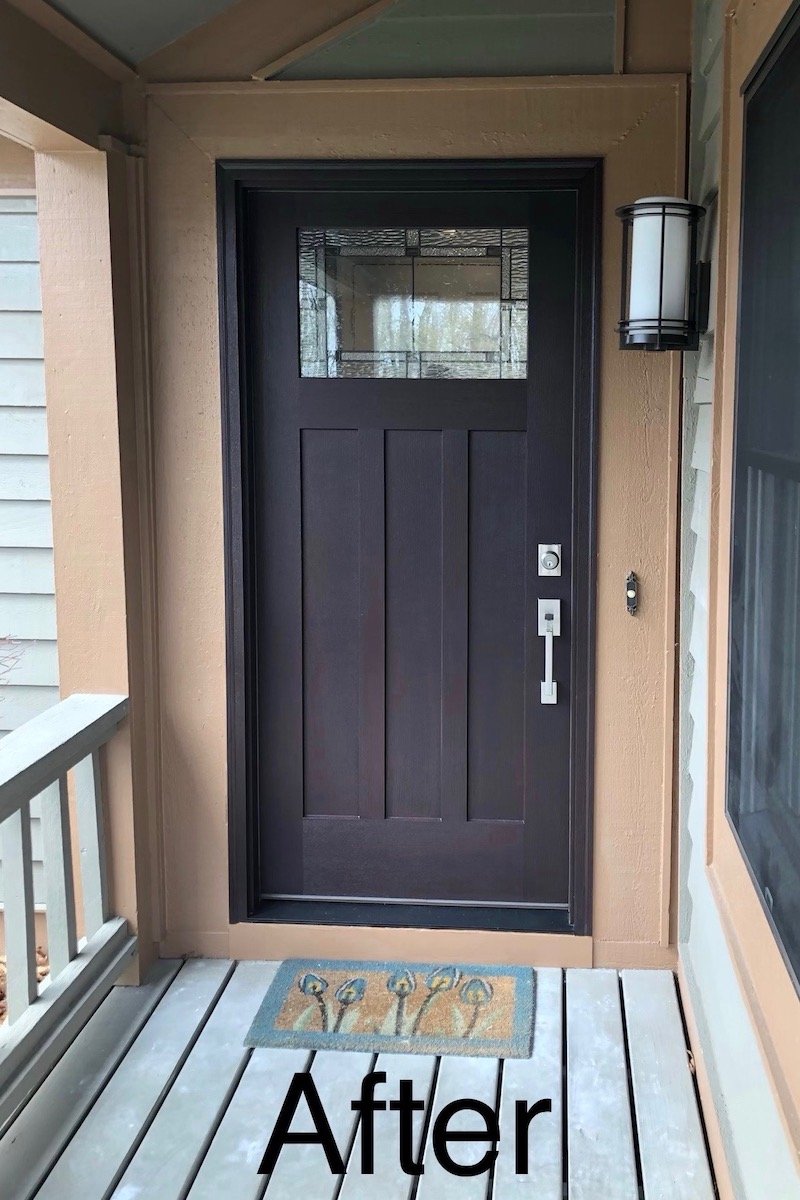 Entry Door installed by Highfield Door Sales in Dayton, Ohio
