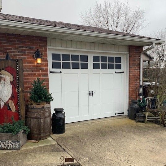 Carriage House installed by Highfield Door Sales in Dayton, Ohio
