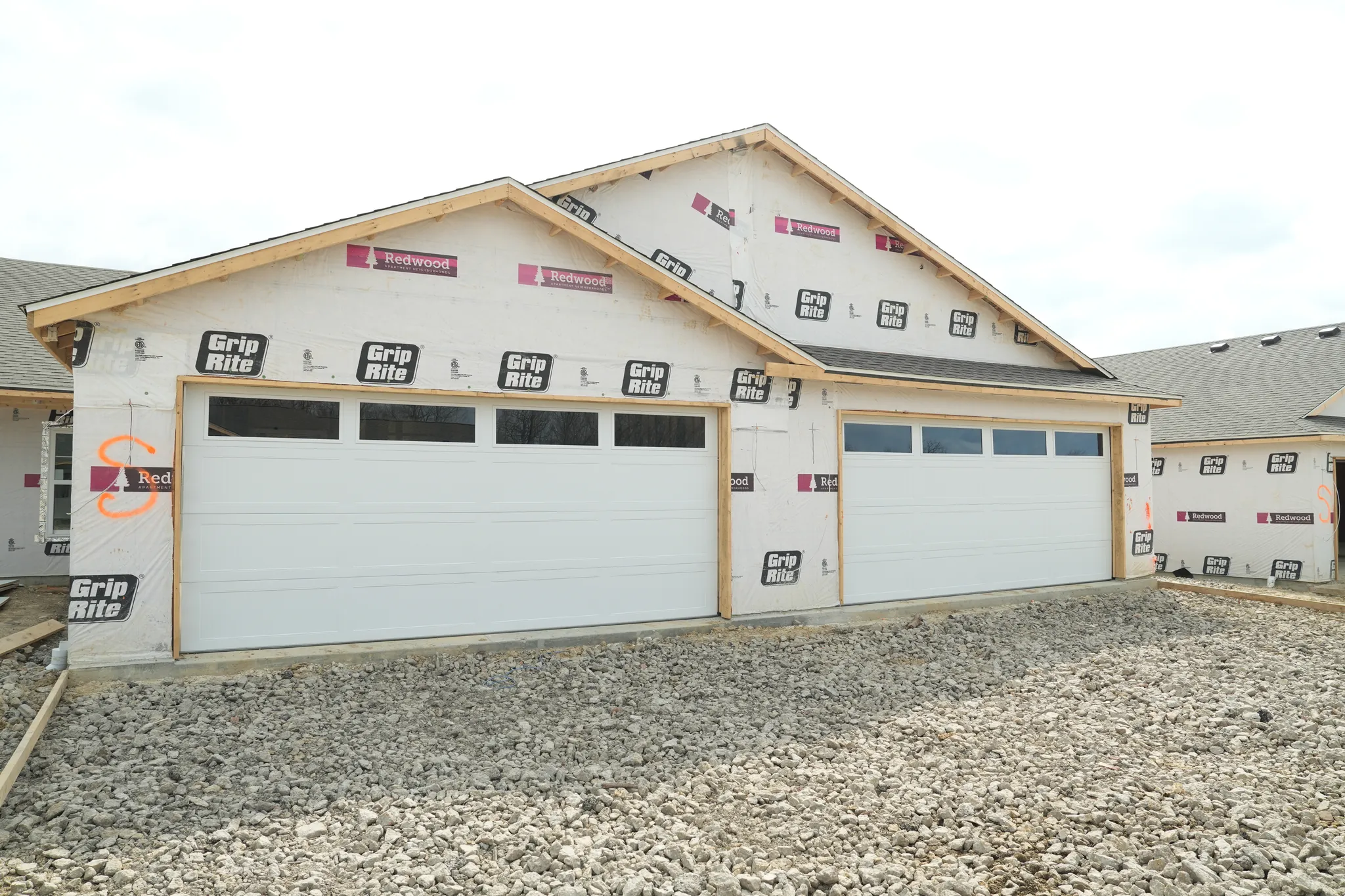 Highfield crew installing new garage doors in the Miami Valley